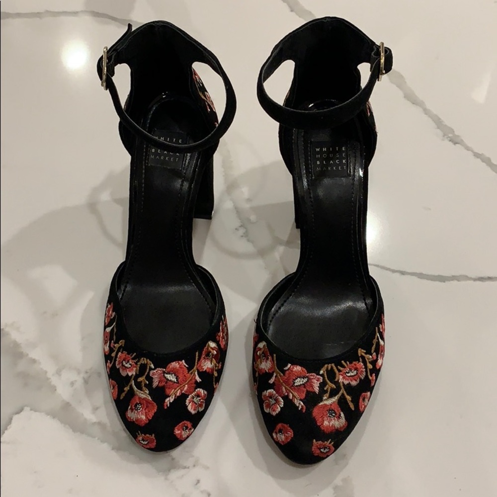 White House Black Market Embellished High Heels